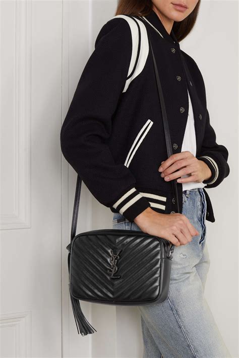 SAINT LAURENT Lou Camera quilted leather shoulder bag